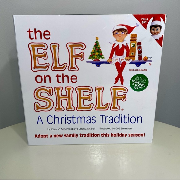 The Elf on a Shelf Girl with Harcover Book - Picture 1 of 7